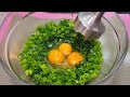 Whisk the green onion with egg and you will be delighted with the result! Taste,Simple and delicious