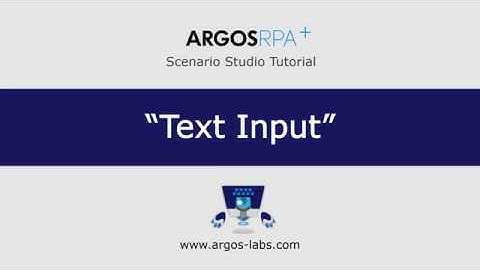Text Input