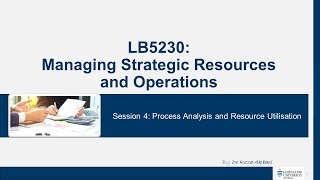 Session 4 - Process Analysis and Resource Utilization