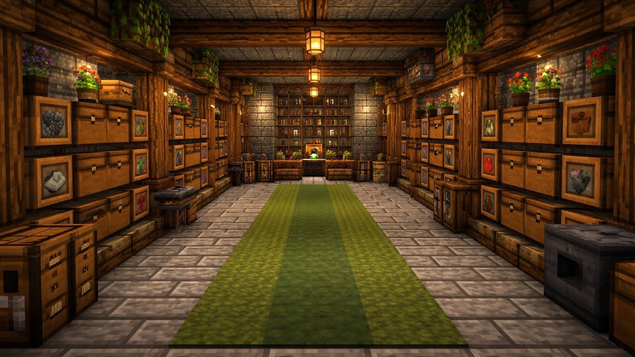 Ismein Maine ek store room banaya hai 11th day of Minecraft 