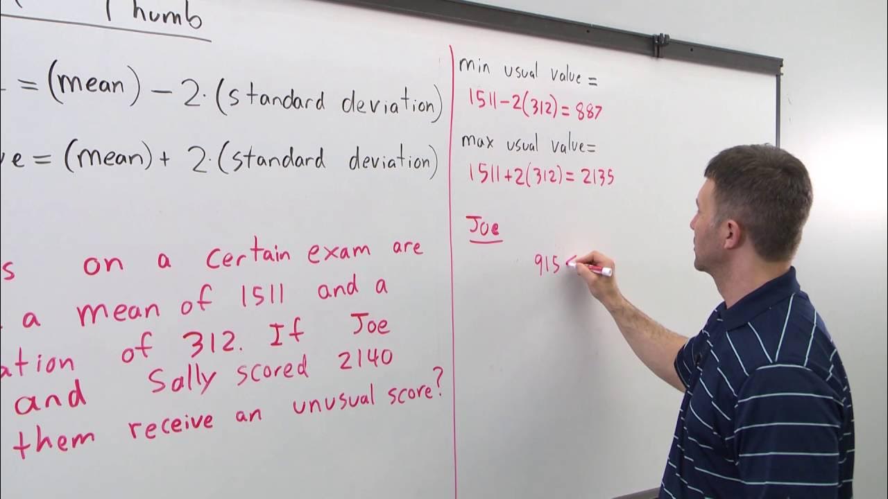 Range Rule of Thumb YouTube