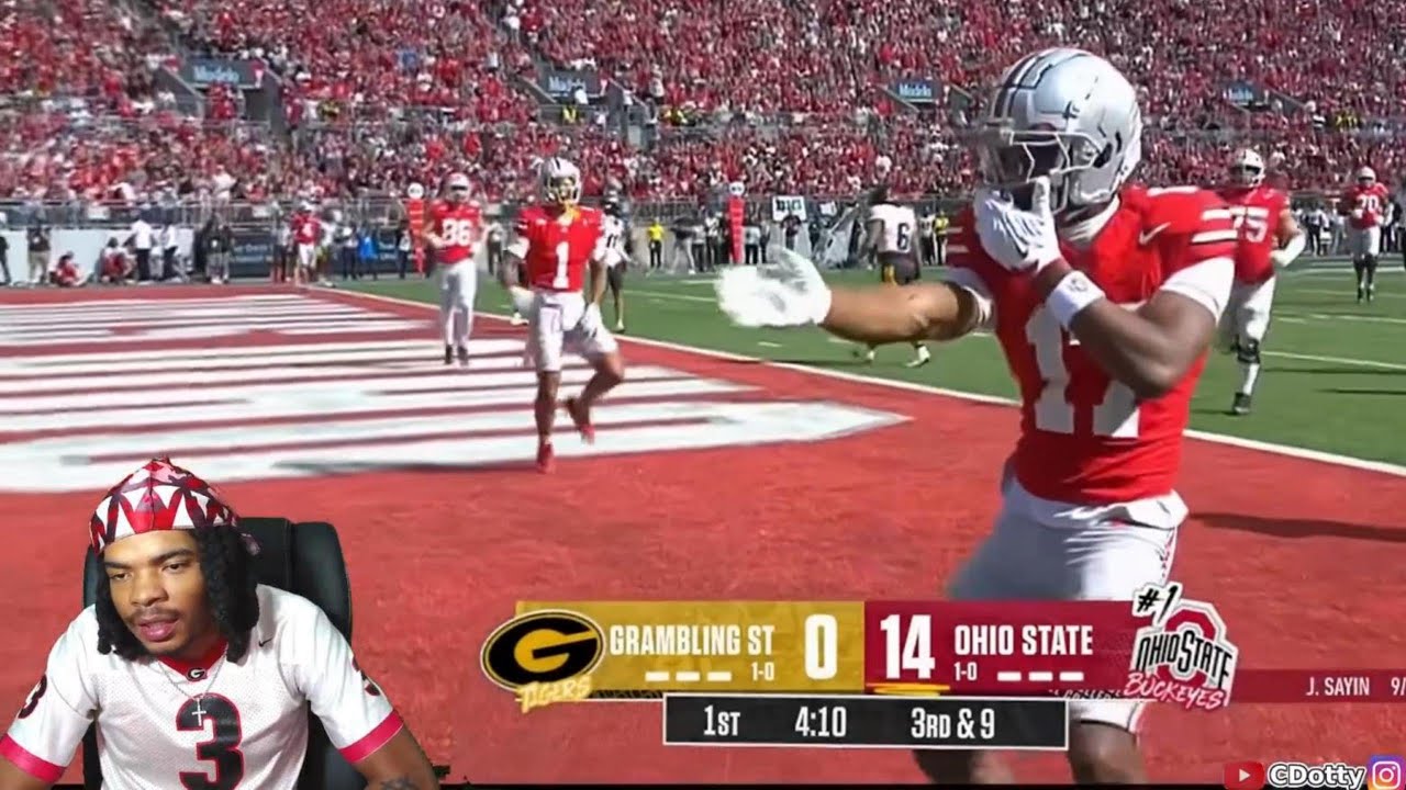 CRAZY START!! #1 Ohio State vs Grambling State Full Highlights College ...