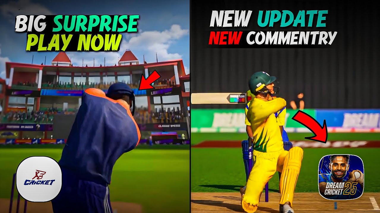 🔥 Dream Cricket 25 NEW Commentary Update 😍 | eCricket Pre-Release Gameplay & Details