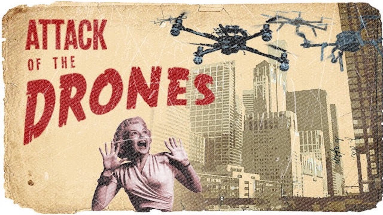 historisk uudgrundelig omfattende Attack of The Drones - DJI Mavic Vs. Phantom - YouTube