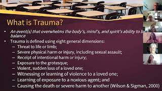 Trauma Informed Approach in Higher Education