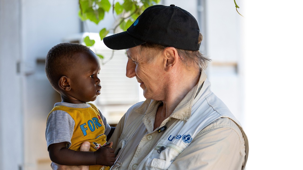 Liam Neeson in Zuid-Soedan: omdat elk kind telt