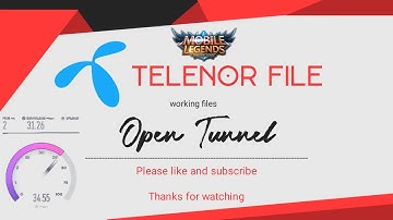 Telenor free internet vpn today 2022||open tunnel new file today||telenor new social file||#2022