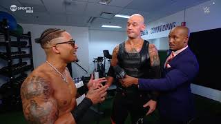 Carmelo Hayes meets Baron Corbin  Smackdown 5/10/2024