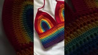 Este top de crochet vai roubar TODAS as atenções 🔥 edição limitada Pride 🌈 compra já antes que acabe