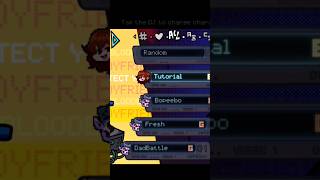 Beating some Friday Night Funkin songs I already played in hard mode and tutorial threw a curveball