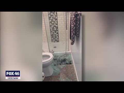 "Boom!" Lincoln County couple warning homeowners about exploding glass shower doors