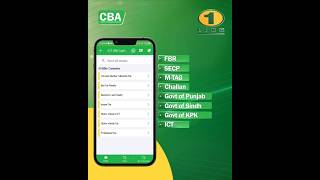 1LINK Power in CBA App! FBR aur M-Tag payment guide. (Step-by-Step)