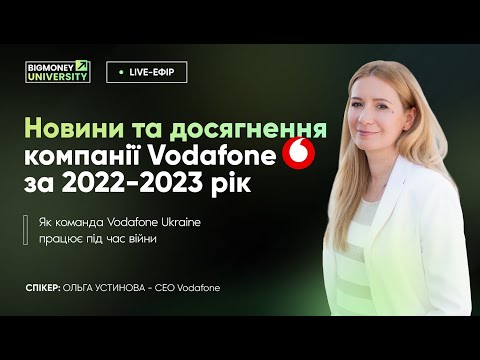 Видео: Новини та досягнення компанії Vodafone за 2022-2023 рік