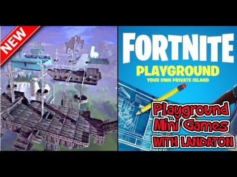 games people play This Was Made 1 Year Ago! Fortnite Playground Mini Games with Landaton