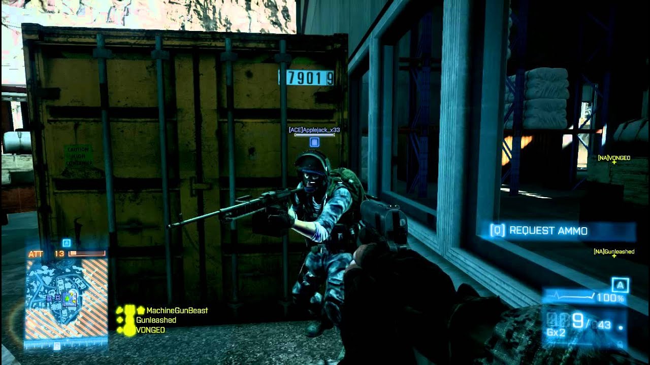 BF3 Support mentally handicapped level over 9000 - YouTube