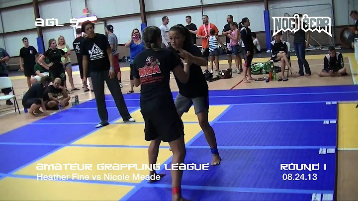 AGL 5  Heather Fine vs Nikki Meade  Amateur Grappl...