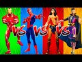 SUPERHERO COLOR DANCE CHALLENGE Iron Man vs Spider-Man vs Wonder Woman vs Doctor Strange