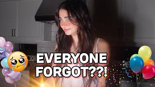 MY WHOLE FAMILY FORGOT MY BIRTHDAY...(CRIED!!)