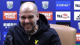 Details West Brom 2-3 Manchester City - Pep Guardiola Post Match Press Conference - Embargo Extras Update