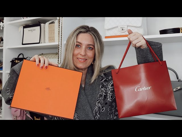 CARTIER REVEAL!! HUGE SUPER LUXURY HAUL | HERMES, LOUIS VUITTON