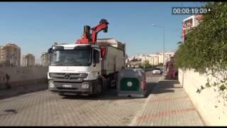 Tambur Kapak Yerüstü Çöp Konteyneri