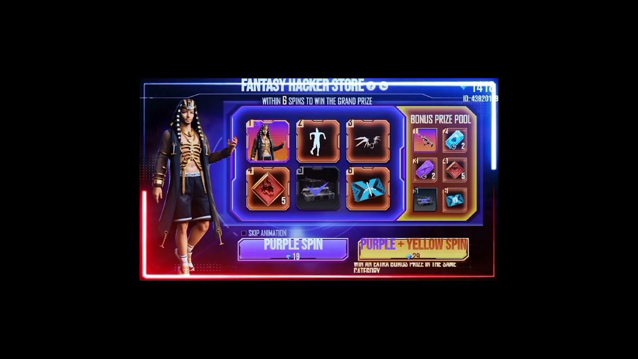 Finally I got fantasy Hacker Store Free fire || Fantasy Hacker Store || 