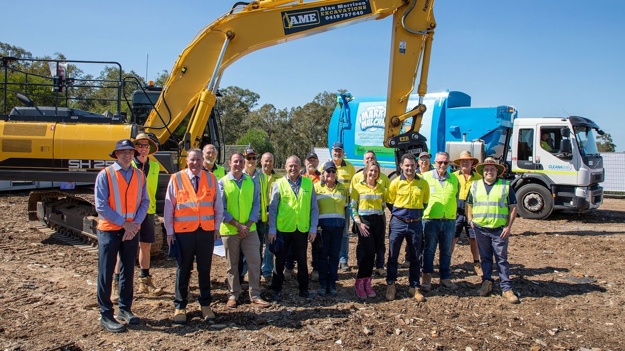 Work starts on new Fraser Coast recycling centre - YouTube