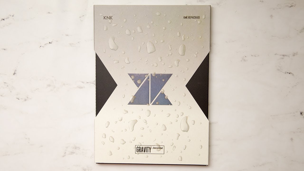 CD+Photobook+Photocard+Standing Paper 2nd Single Album KNK GRAVITY 