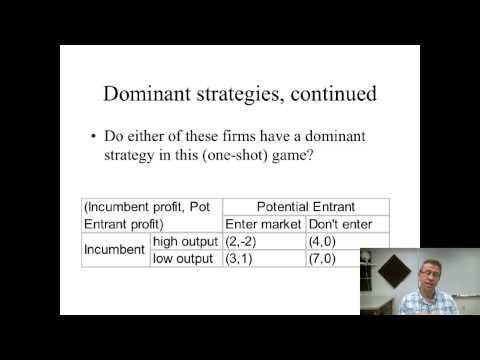 Game Theory - Dominant and Dominated Strategies - YouTube
