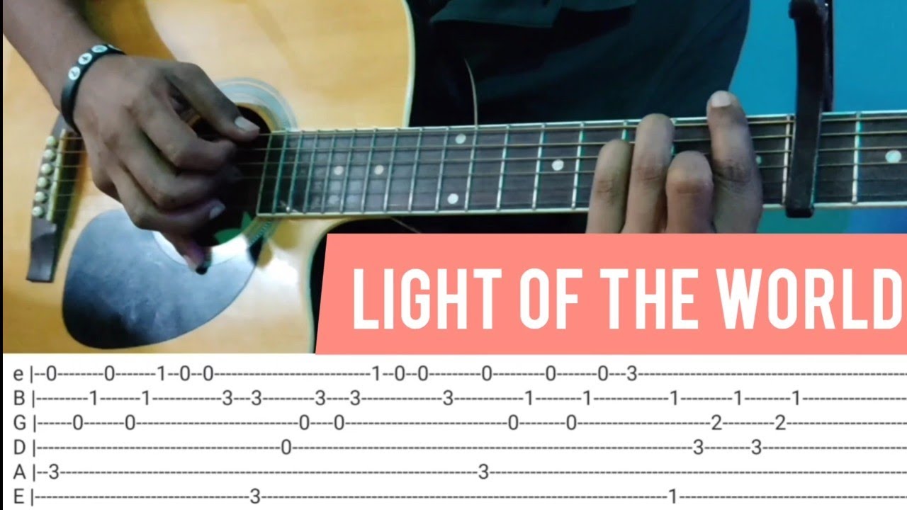 here I am to worship (light of the world) fingerstyle tabs Tutorial