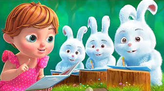 Hop Little Bunnies Hop Hop Hop!! | Beep Beep Nursery Rhymes & Baby Songs