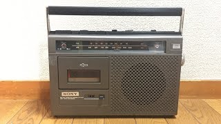 ソニーのモノラルラジカセCF-1470を入手しました