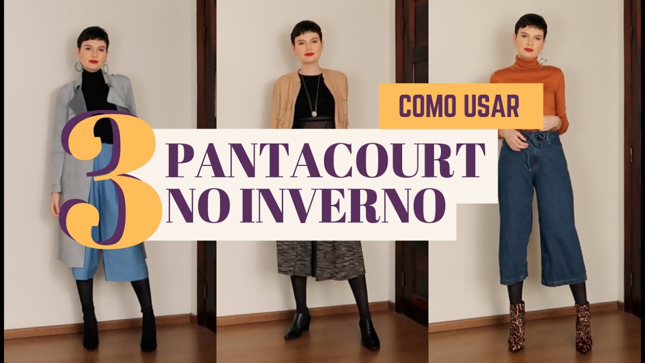 calca pantacourt com blusa de frio