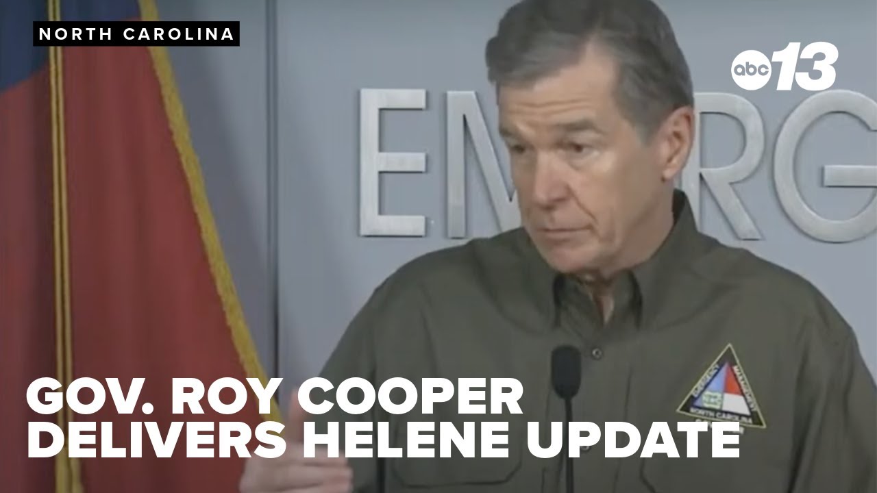 Gov. Cooper updates on Helene