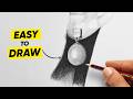 Complete Shading Process - Drawing A Realistic Pearl in Real-time