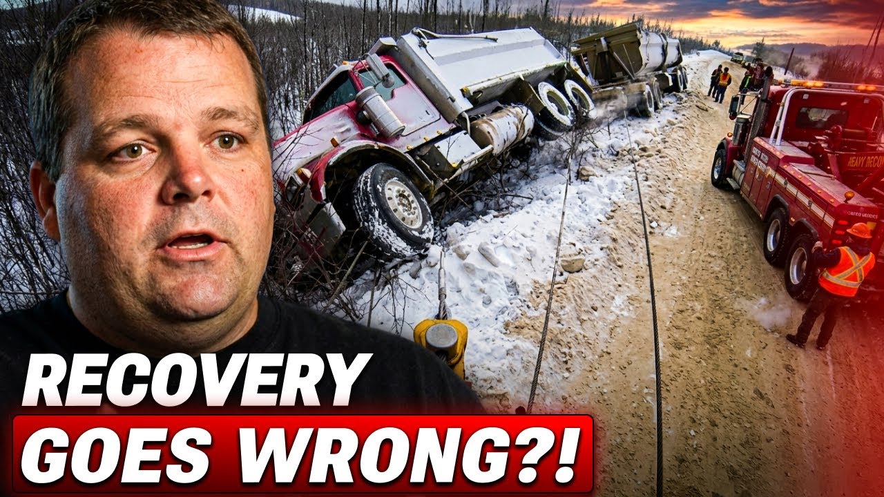 Gravel Truck Rollover Recovery Goes Wrong | Highway Thru Hell - YouTube