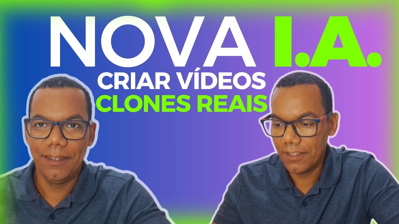 NOVA IA CRIA VÍDEOS REAIS com CLONES HUMANOS minuto GRÁTIS