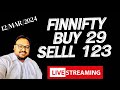 Finnifty me profit | Today Finnifty Me Option Trading | 12 \ mar \ 2024 @SuperTraderLakshya