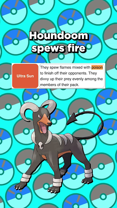 What If Houndoom Had 3 Types? #pokemon