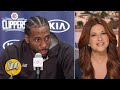 Kawhi's snarky answer to a reporter's question was phenomenal - Rachel Nichols | The Jump