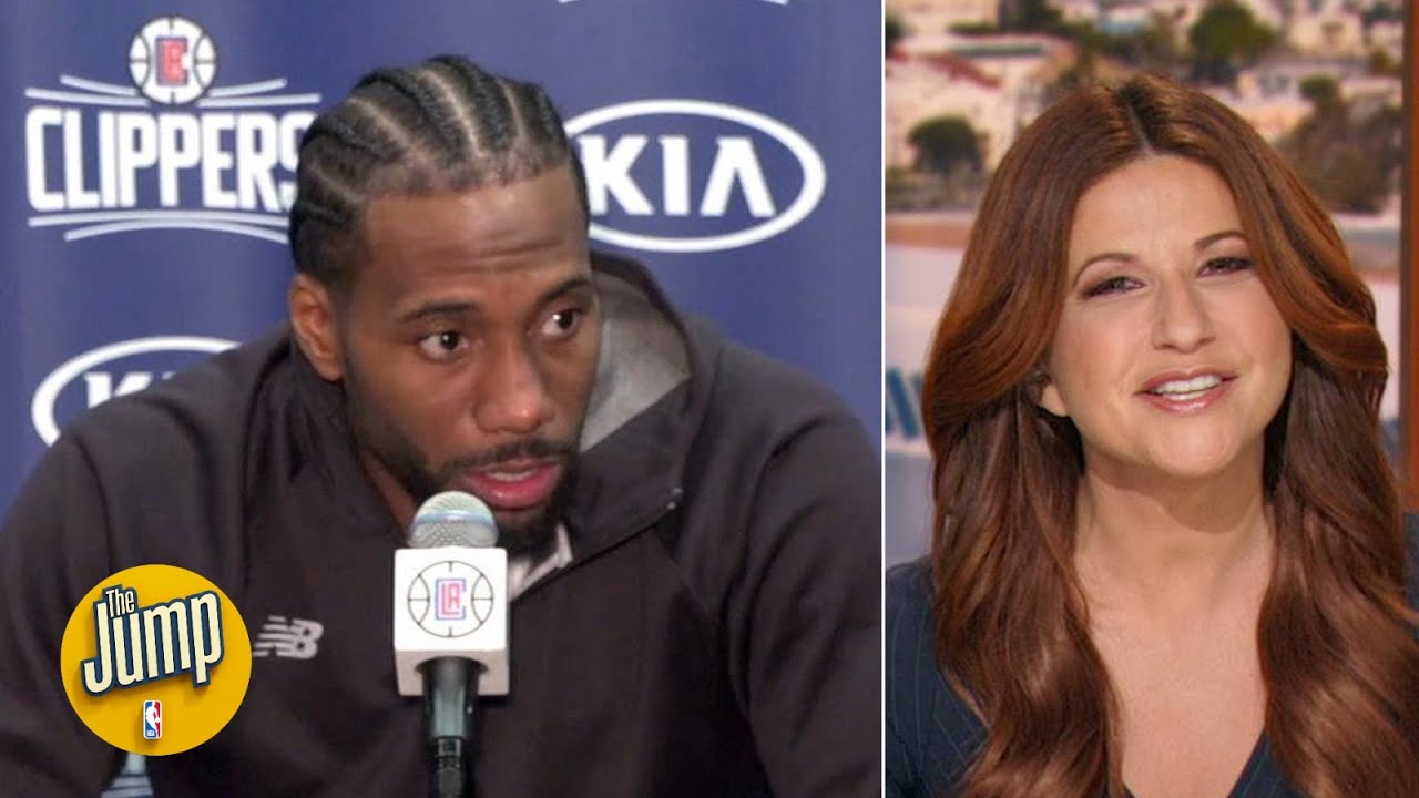 Kawhi's snarky answer to a reporter's question was phenomenal - Rachel Nichols | The Jump