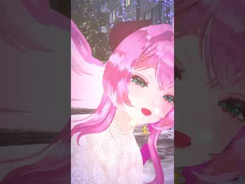 魔族でポニテの可愛い女の子とクリスマスデートしよ♥ #short #short #Vtuber #桃泉ユウ  #バーチャルyoutuber #3d #vroid #varkshorts