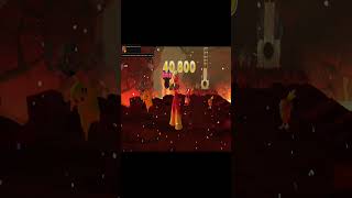 Getting a perfect score in Blaziken's Boulder Bash!! #pokepark #blaziken #golem #boulder #bash