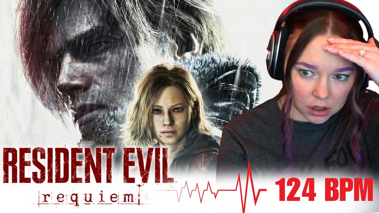 RESIDENT EVIL REQUIEM with a HEART RATE MONITOR