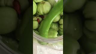 HOW we make Spicy pickle GREEN tomatoes shorts