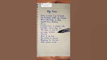 Thumbnail of Westlife - My Love Lyrics (Requested) | Let's learn English by songs #lyrics #westlife #mylove #song
