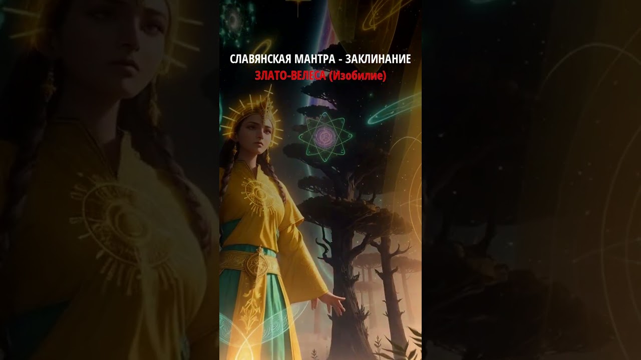 ⚡️ Славянская Мантра-Заклинание - ЗЛАТО-ВЕЛЕСА - Мантра Золота