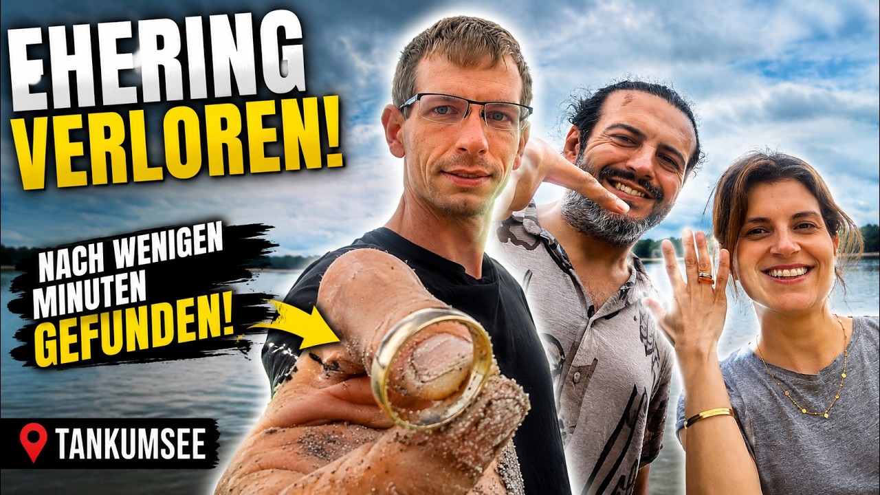 16 Jahre getragen… dann verschwindet der Ehering im Tankumsee! 💍