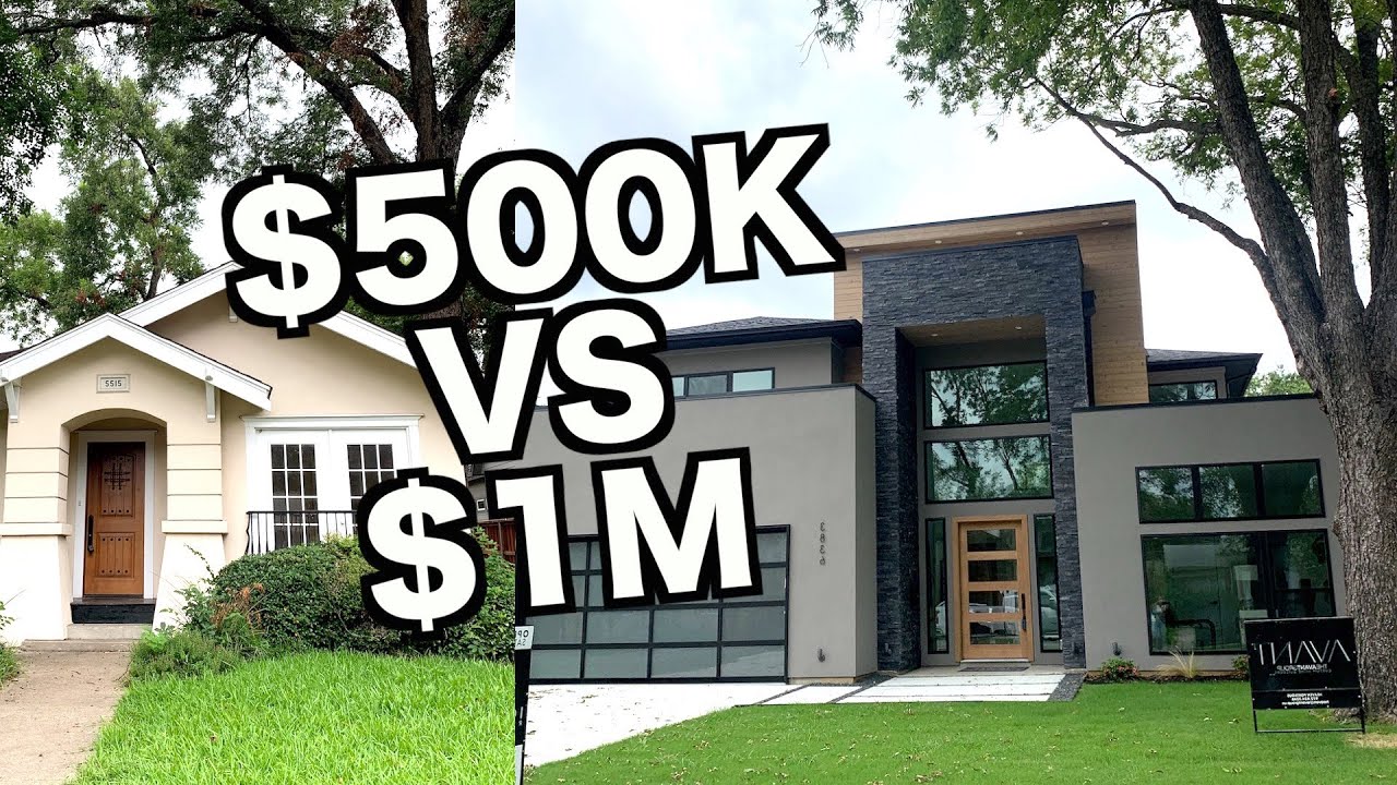 What 400k to 1M Will Get You in Dallas 4 Dallas House Tours YouTube