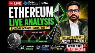 LIVE: Ethereum Chart Analysis  - Sunday Crypto Market LIVE   @askshubham-trading
